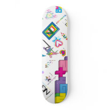 Sticker [CMYK/RNBW] Skateboard