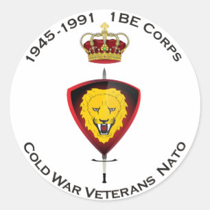 Sticker Cold War Veterans NATO 1BE Corps