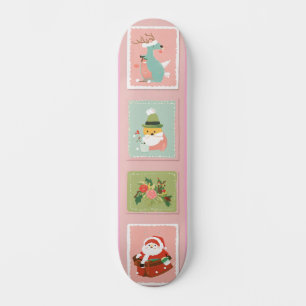Sticker Collection: Playful & Colourful Skateboard