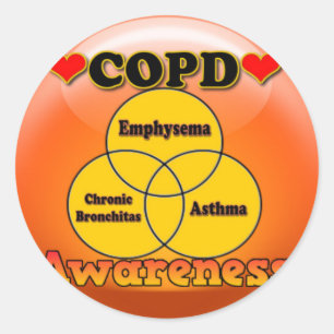 STICKER-COPD CLASSIC ROUND STICKER