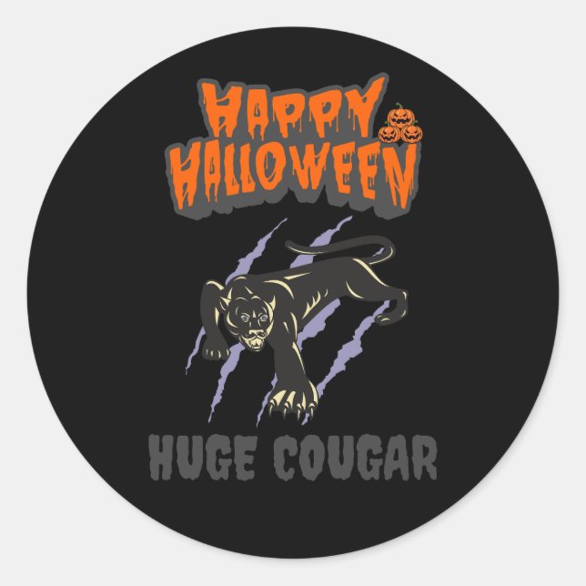 sticker custom cougar (Front)