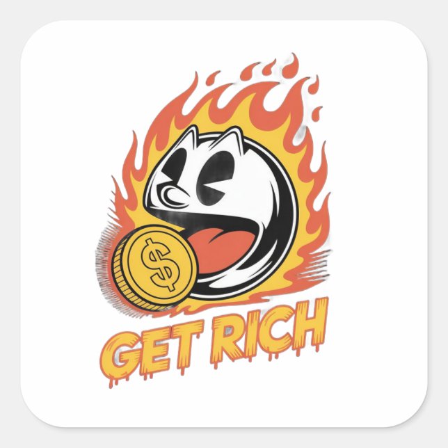 sticker custom design on glass (Front)