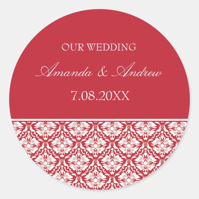 Sticker ~ Damask Stripe 2 (Front)