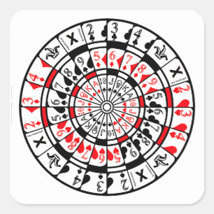 Sticker Dartboard Card Design