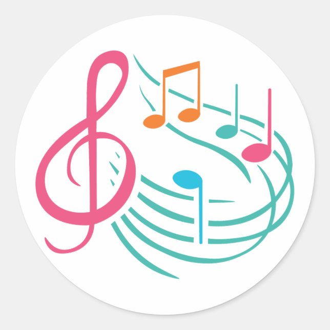 sticker design of Music (Front)