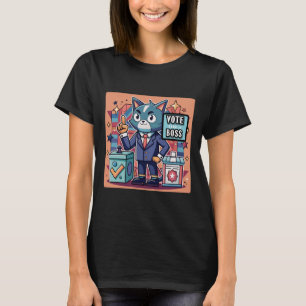 Sticker Design Trending Vote Like A Boss Sticker  T-Shirt