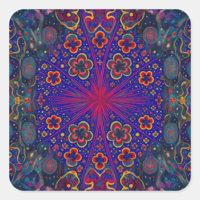 sticker - designer artistic sticker (Front)