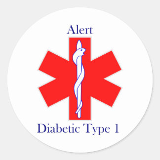 Sticker Diabetic Type 1