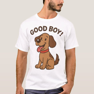  Sticker Dog 🐶   Cute Cartoon Pup with Fun Vibes T-Shirt