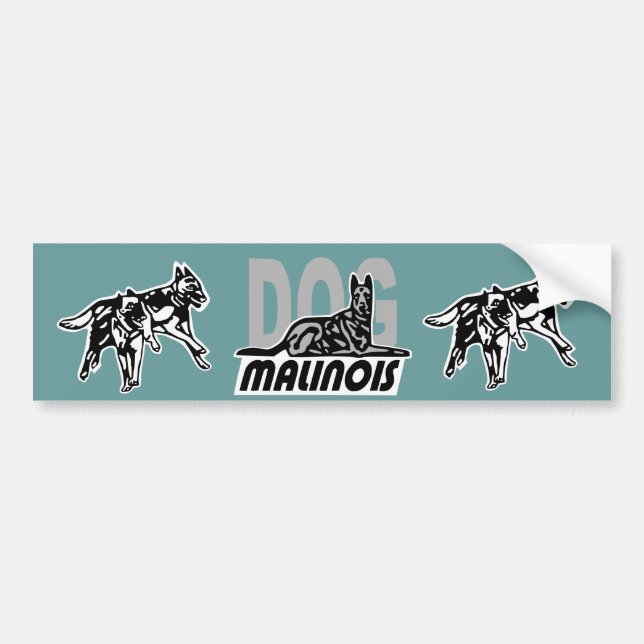 sticker dog malinois (Front)