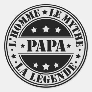 Sticker Father - Dad, the Man, the Myth, the