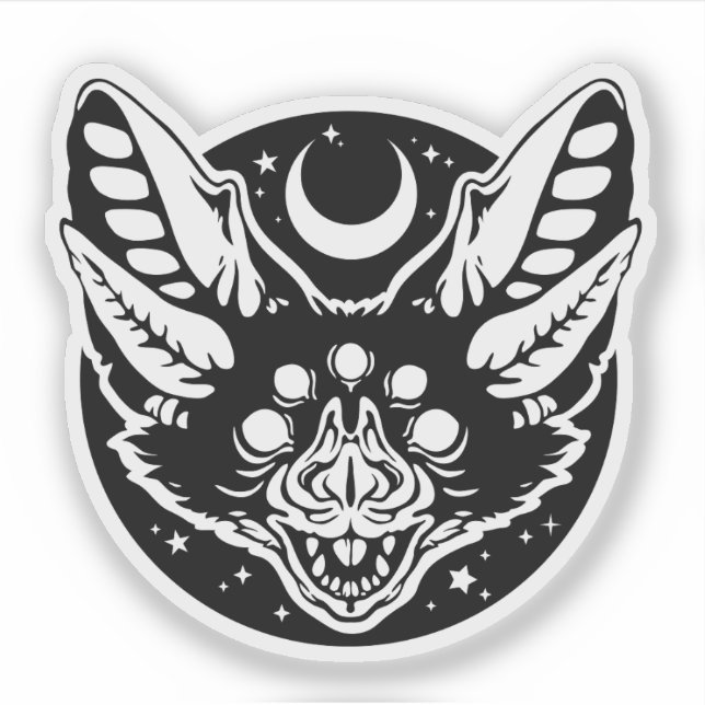 Sticker - "Five-Eyed Bat" (Front)