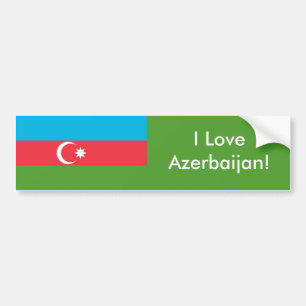 Sticker Flag of Azerbaijan