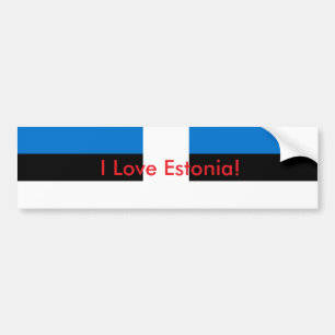Sticker Flag of Estonia
