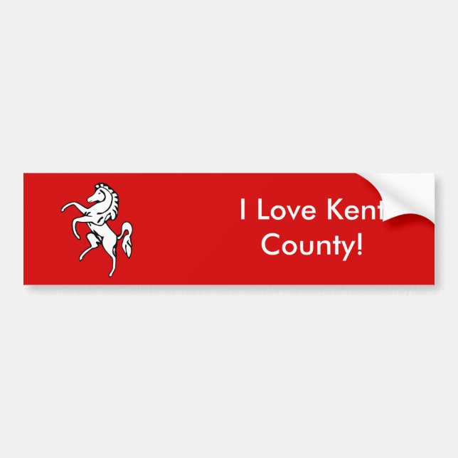 Sticker Flag of Kent County (Front)