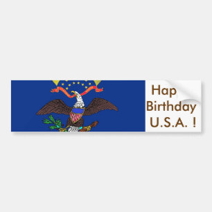 Sticker Flag of North Dakota