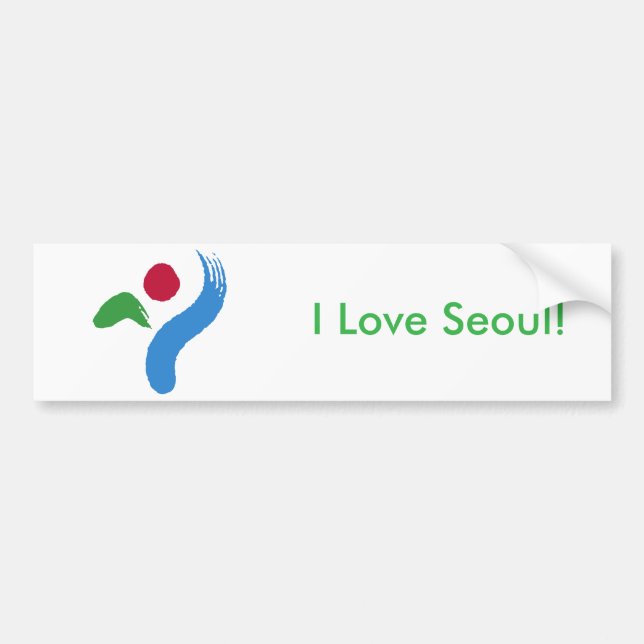 Sticker Flag of Seoul, South Korea (Front)