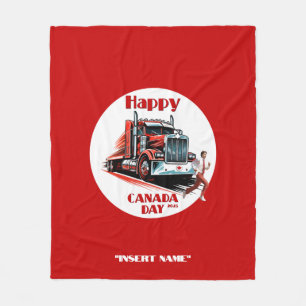 Sticker Fleece Blanket