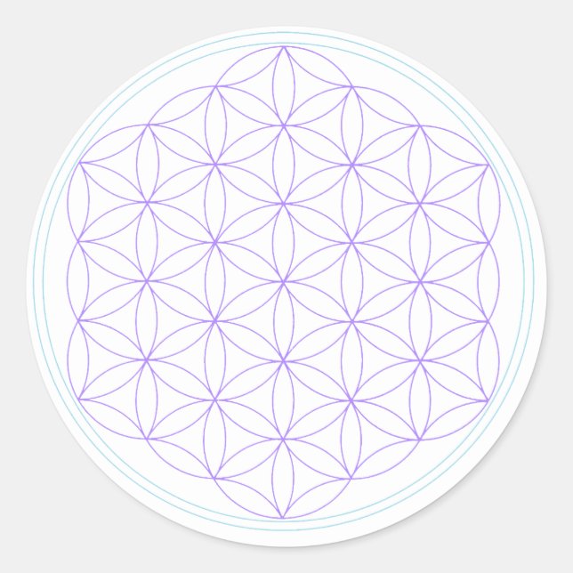 Sticker Flower of Life watervitalizer (Front)