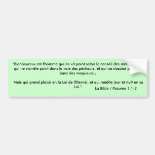 Sticker for car/Bumper Sticker - Verse B