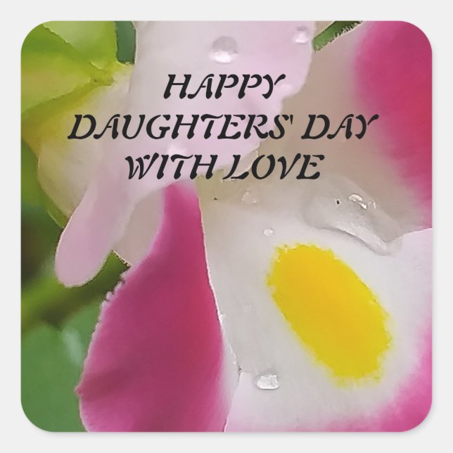 Sticker for daughters' day (Front)