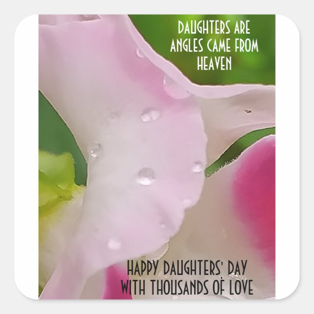 STICKER FOR DAUGHTERS DAY (Front)