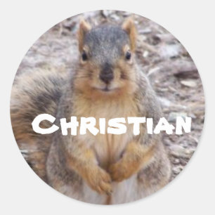 sticker for name: Christian