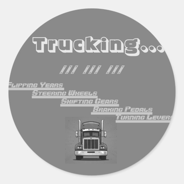 Sticker for Truckers (Front)