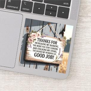 Sticker Gift For Copycats & Stalkers