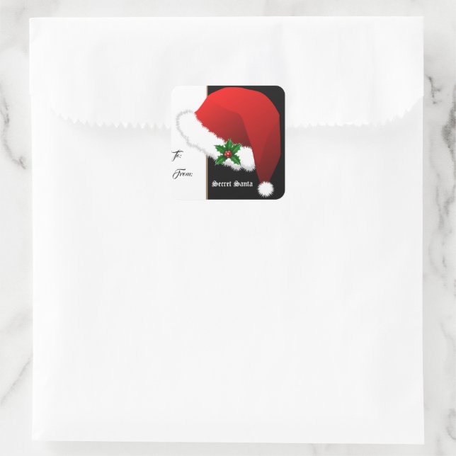 Sticker Gift Tags Secret Santa (Bag)
