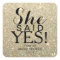 Sticker | Glitter Bridal Shower - She Said Yes!