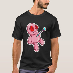Sticker Goth Creepy Cute Voodoo Doll For Teens T-Shirt