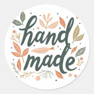 Sticker "hand made"