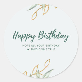 Sticker happy birthday 