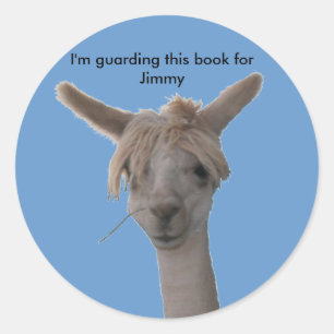 Sticker - I'm guarding this book ...