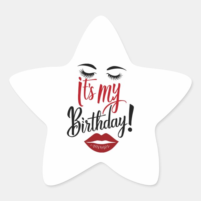 Sticker - It's My Birthday (Front)