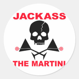 Sticker - JACKASS, The Martini