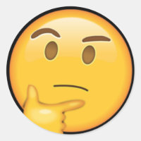 Sticker Just Thinking | Emoji