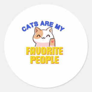 Sticker kawaii cat
