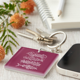 Sticker Key Ring
