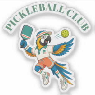 Sticker Kids Personalised Pickleball Club Mascot