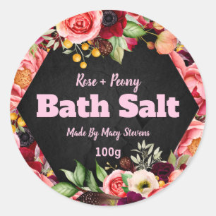 Sticker Label For Homemade Bath Salt