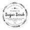 Sticker Label For Homemade Sugar Scrub