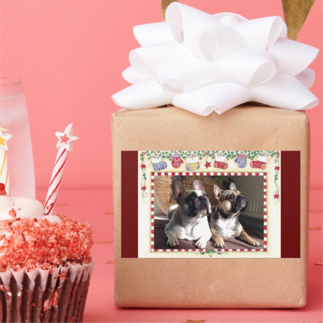 Sticker Label French Bulldog (Party)