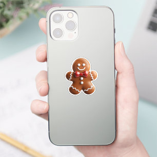 Sticker, Label - Gingerbread Man 