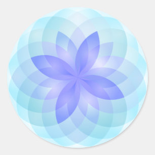 Sticker lotus flower