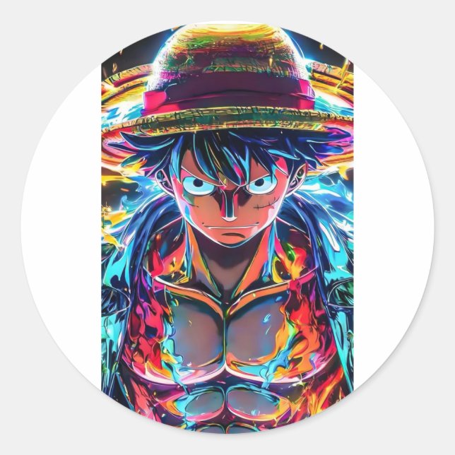 Sticker luffy anime (Front)