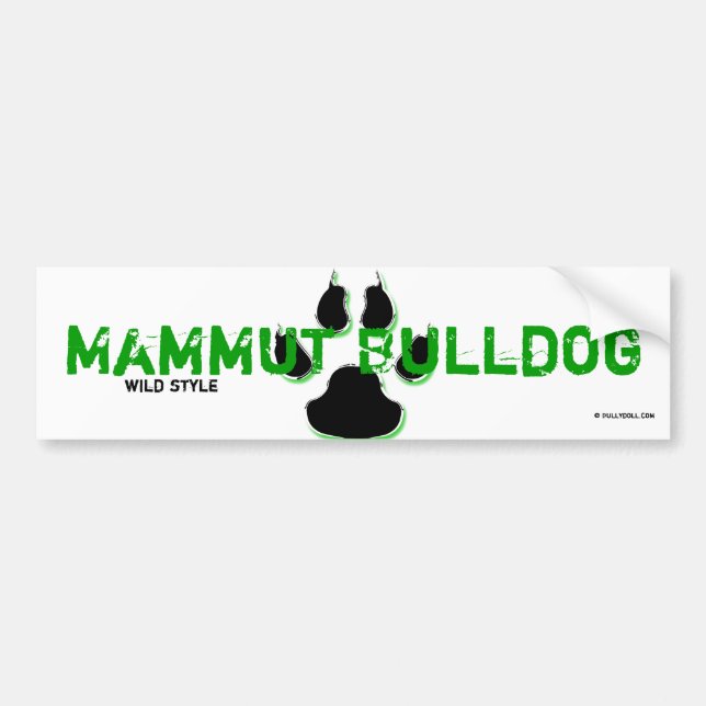 Sticker Mammut Bulldog (Front)