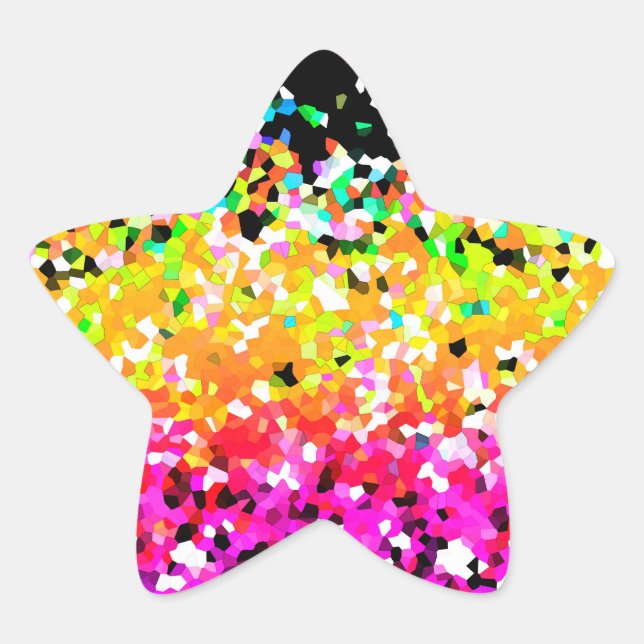 Sticker Mosaic Sparkley Texture (Front)