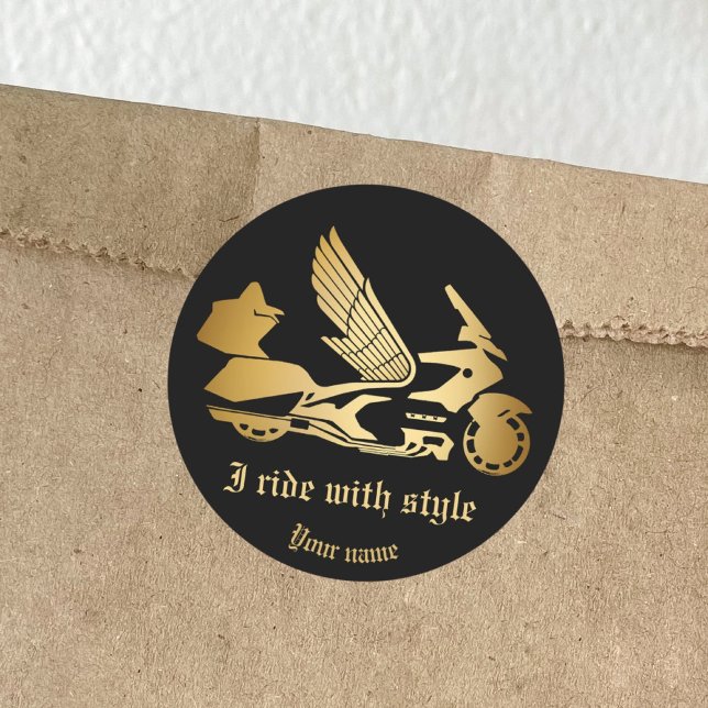 Sticker motorbike motorcycle biker goldwing  (Creator Uploaded)